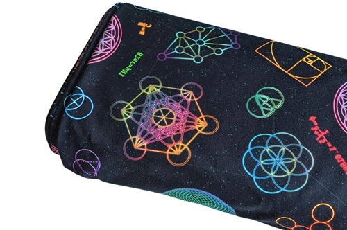 Click to order custom made items in the Sacred Geometry fabric